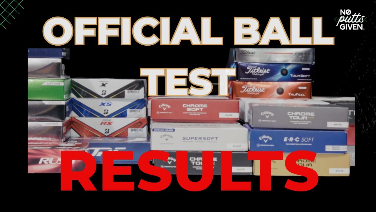 OFFICIAL BALL TEST RESULTS | NoPuttsGiven