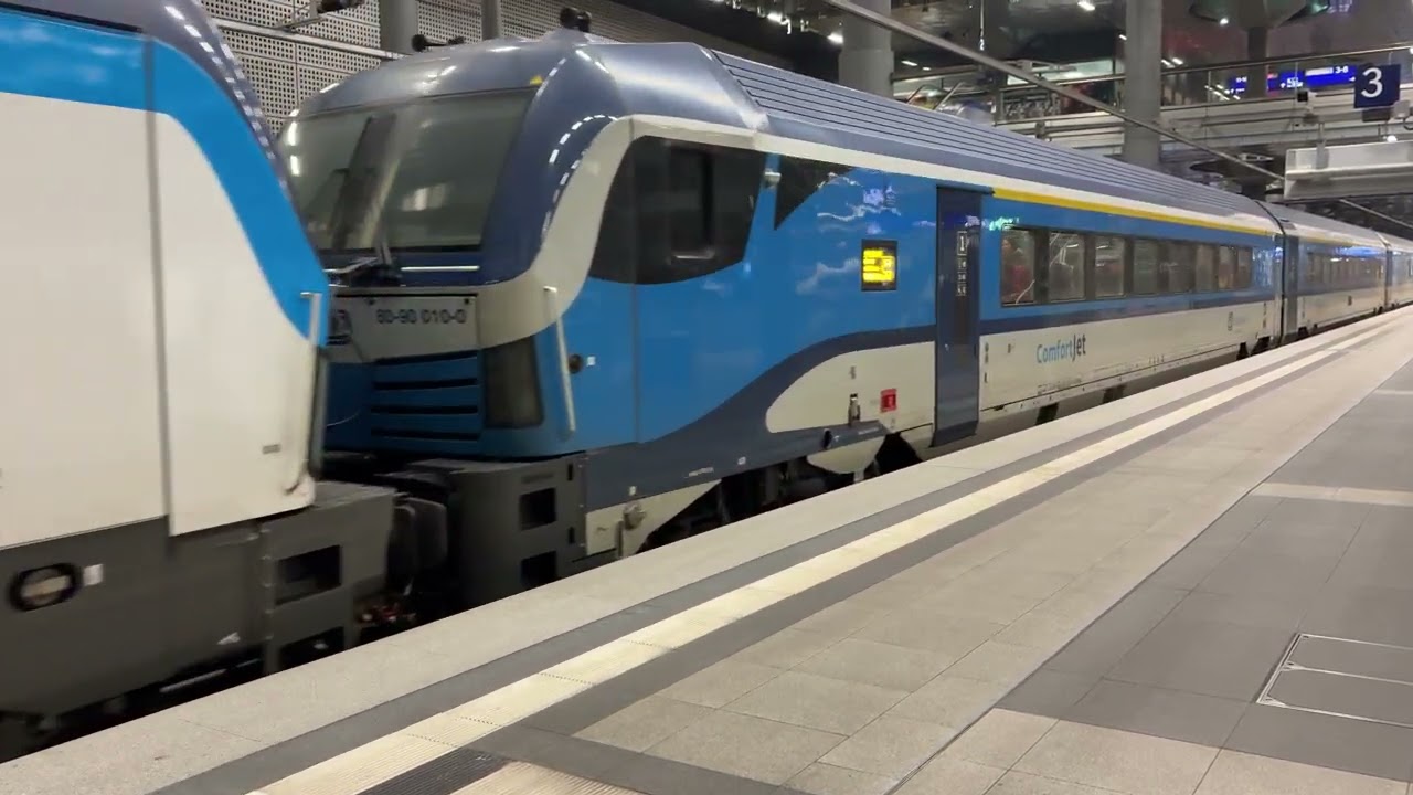 Doppel Vectron | Abfahrt RJ 171 BERLINER Berlin Hbf-Praha hl.n.
