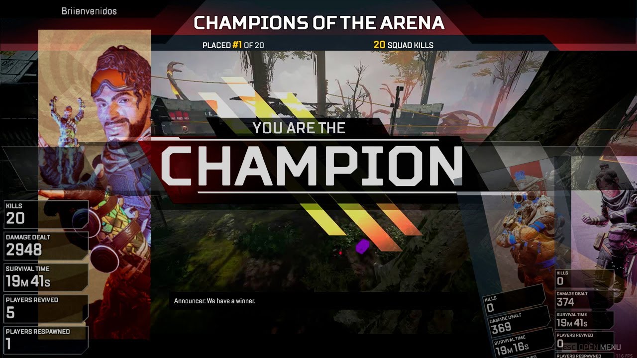 20 KILLS EN UNA PARTIDA - APEX LEGENDS