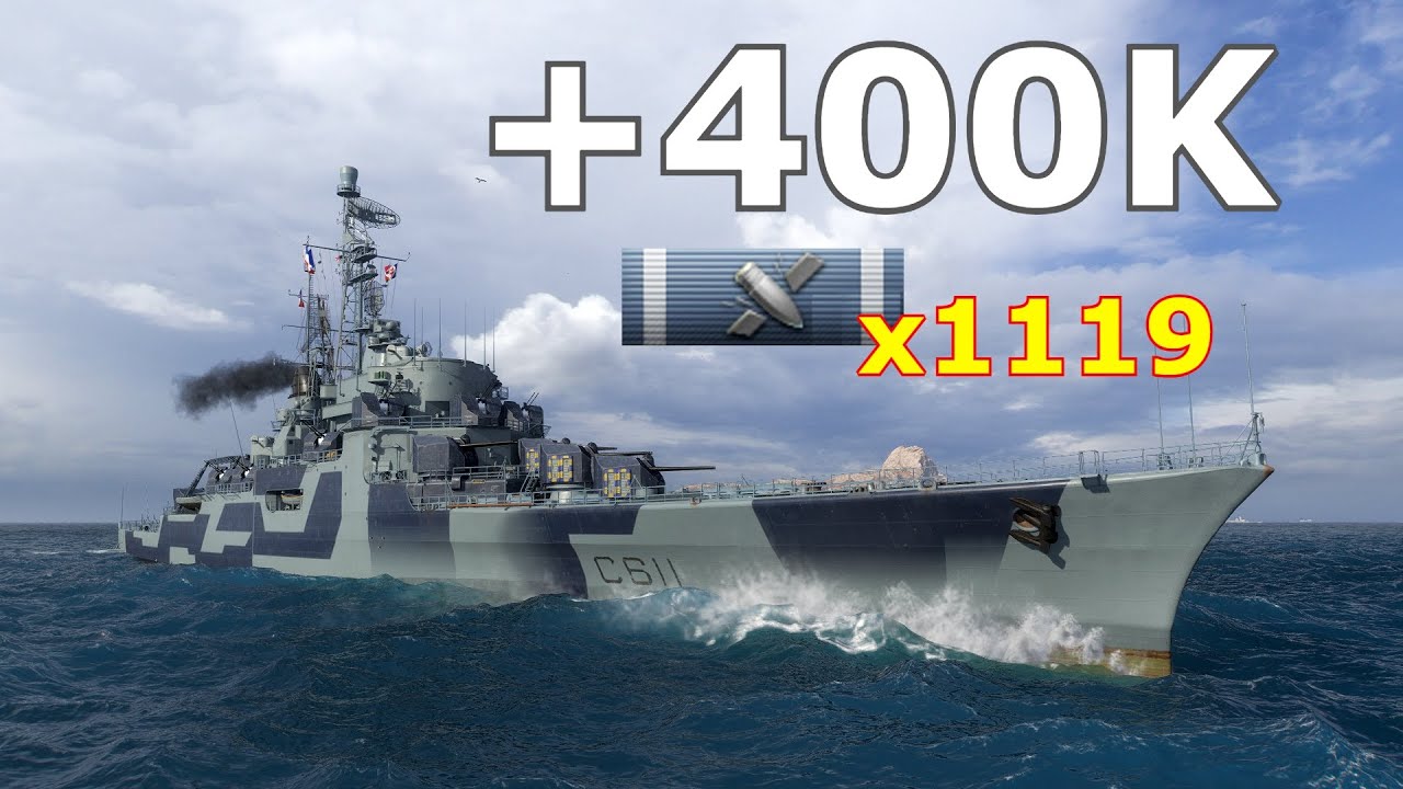 Colbert : 1119 Target Hits - World of WarShips.