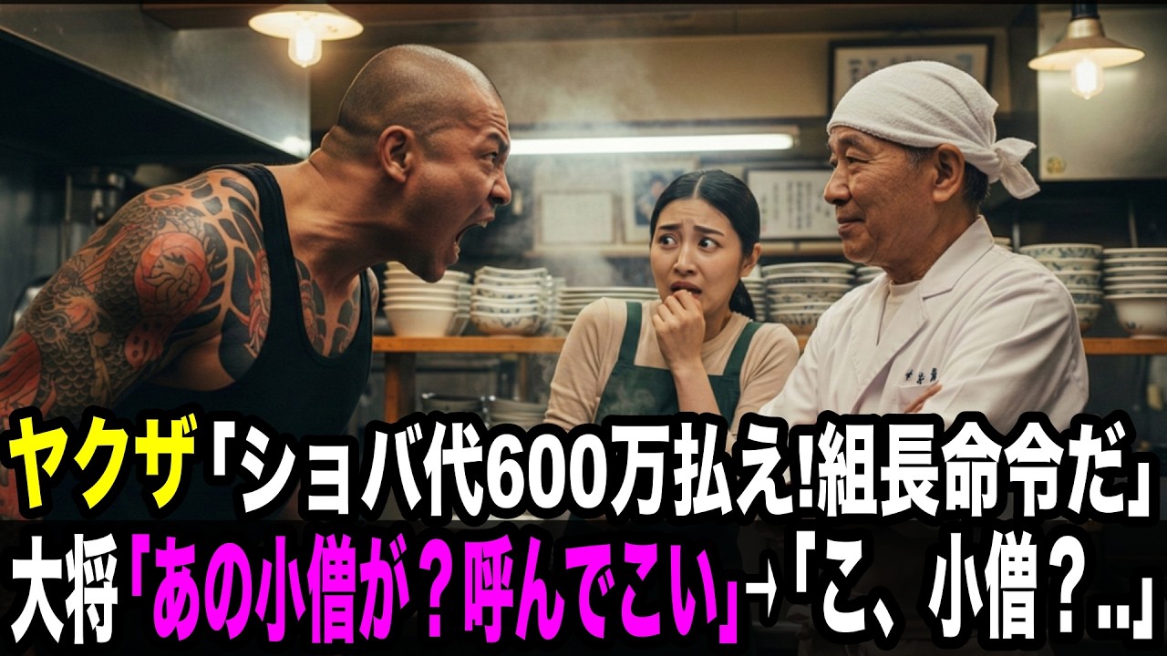 ヤクザ「みかじめ料払え！組長命令だ！」→オッサン「ほう…あの小僧ががそんな命令を？」チンピラ「こ、小僧…？」→結果.. 【スカッとする話】