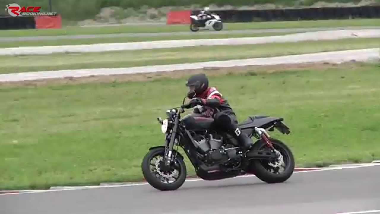 Harley Davidson XR 1200 X onboard on track - Davide Trotta