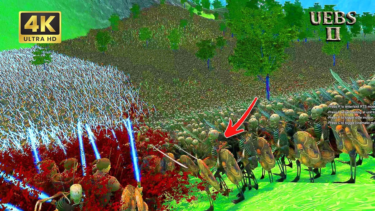 NEW EVIL IN MORDOR! 456,734 JEDI & CLONES vs 2 MILLION UNDEAD VAMPIRES!  UEBS 2 [4K]