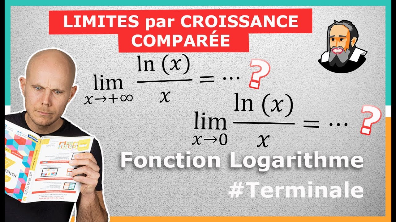 CROISSANCE COMPARÉE de Limites de ln(x) - Exercice Corrigé - Terminale