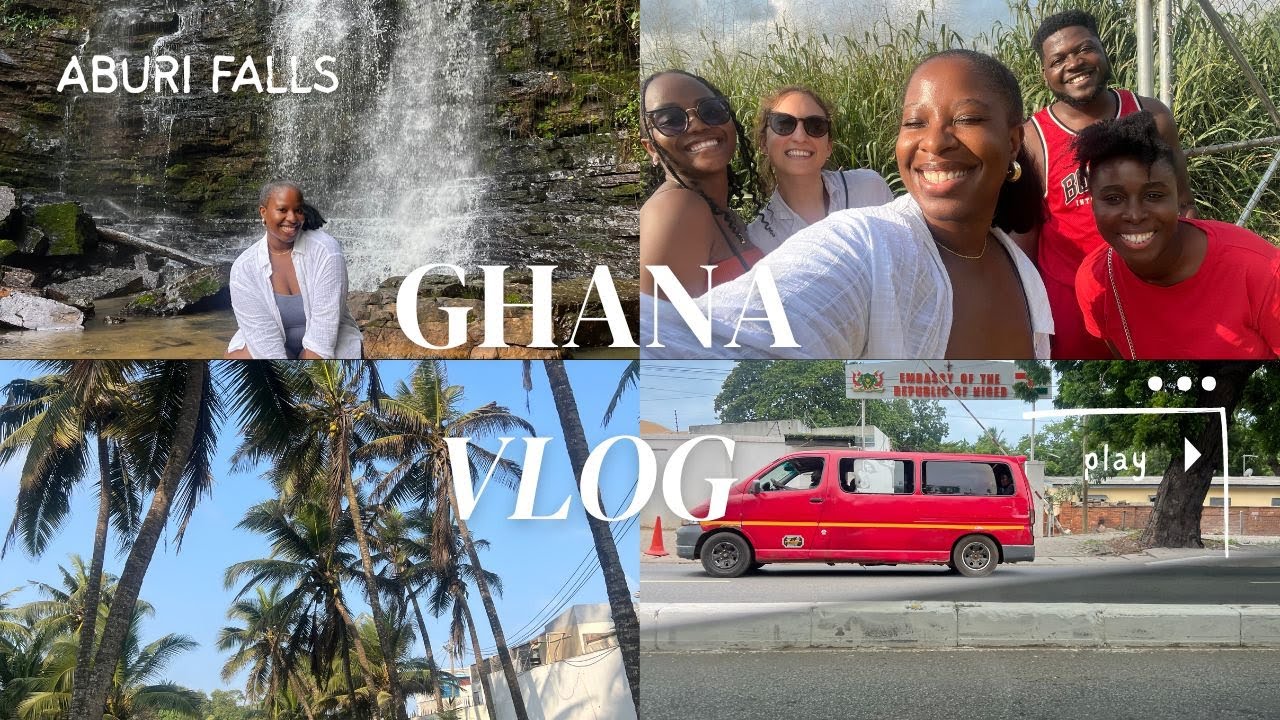 A Weekend in Ghana🇬🇭 | Road Trip + Aburi Falls + Palm Wine Tasting & Karaoke ! #EmbieTochi