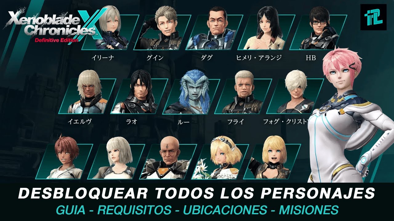 🎮 Guía Completa: Cómo Desbloquear Todos los Personajes en Xenoblade Chronicles X Definitive Edition