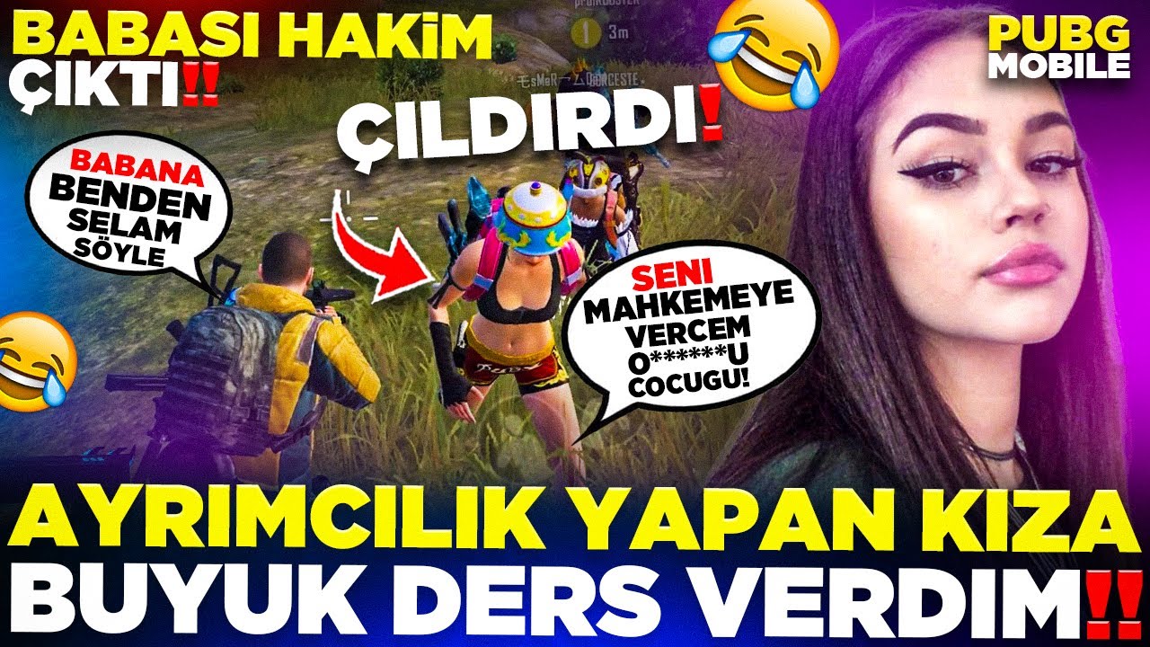 AYRIMCILIK YAPAN KIZ’A BÜYÜK DERS VERDİM 😎 BENİ MAHKEMEYE VERDİ😱 (ÇILDIRDI) | PUBG MOBILE