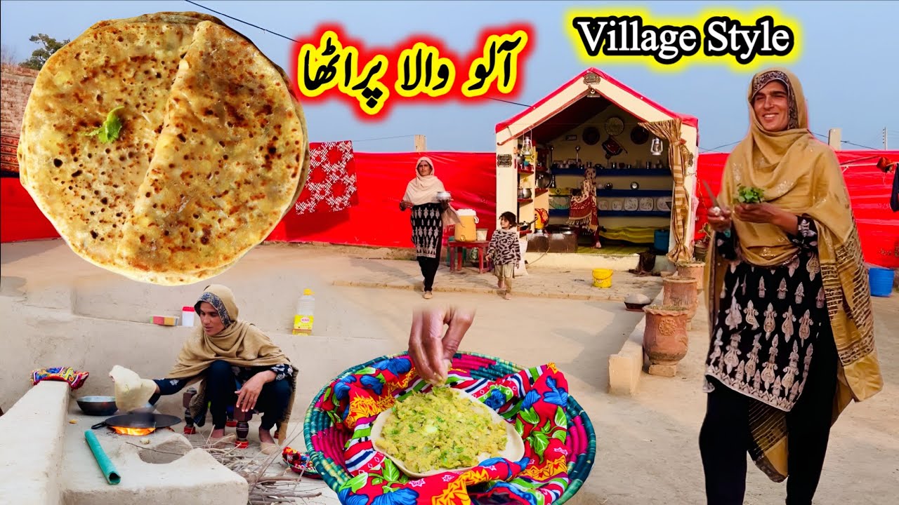 Secret Village Recipe: Crispy Aloo Paratha Made with Love in My Rural Kitchen /Safdar Village Living