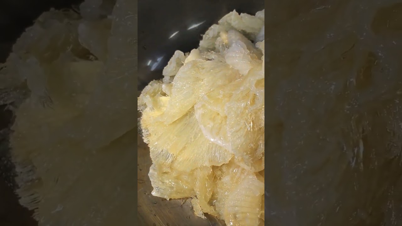 今天不炒菜，给大家分享一下怎么泡发鱼翅，粤菜 牙拣翅 鱼翅是怎么做的