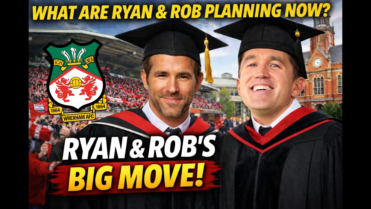 WREXHAM AFC OWNERS RYAN REYNOLDS & ROB MAC'S NEXT BIG PLANS