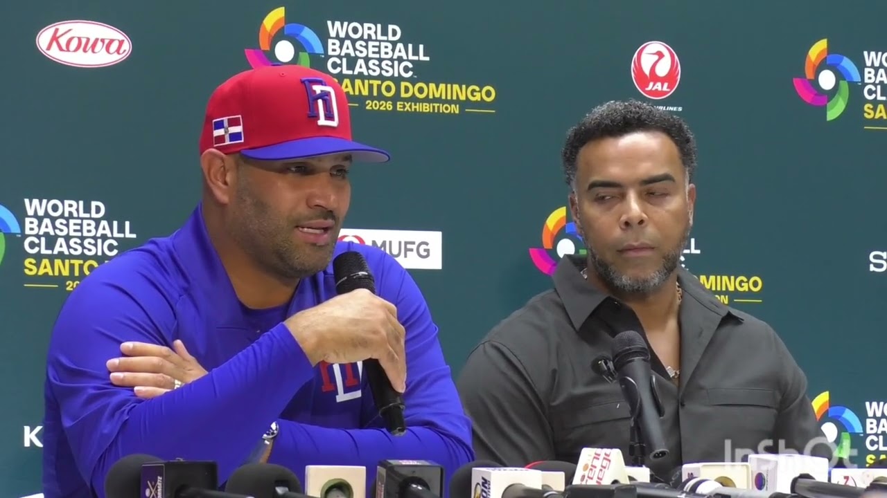 Entrevista Albert Pujols manager de equipo Dominicano de Clasico Mundial 2026 
