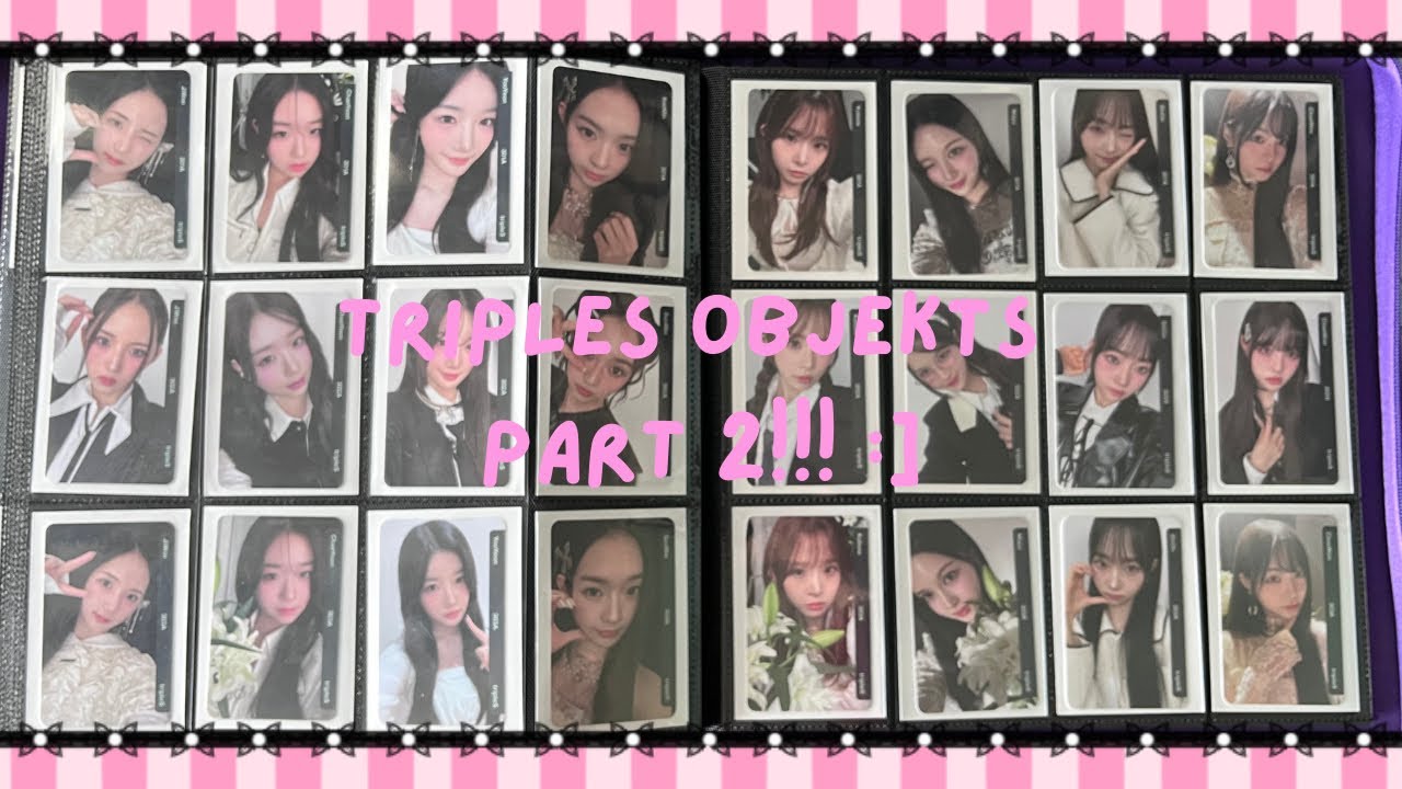 storing photocards #7 ♡ another tripleS ot24 objekt special 