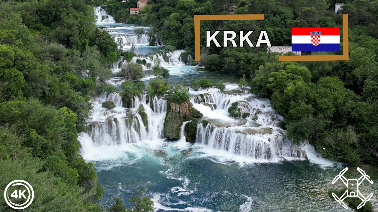 Krka National Park, Croatia | 4K Drone Tour | May 2025