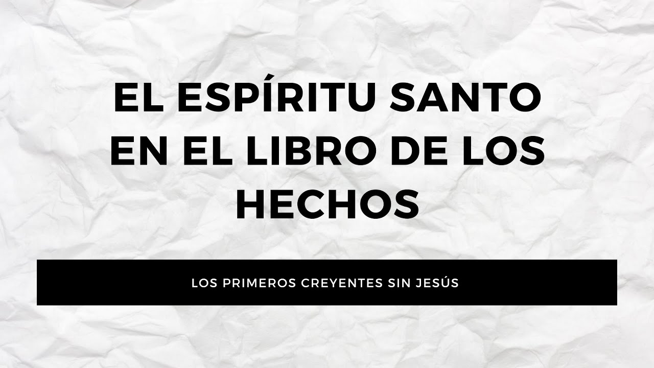 El Espíritu Santo(9) El Espíritu Santo en el libro de los hechos | Estudio bíblico #IglesiaCercaDeTi