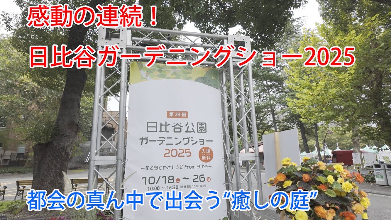 🌿日比谷公園ガーデニングショー2025 | 今年も感動の連続！🌼癒しとアイデアがいっぱい