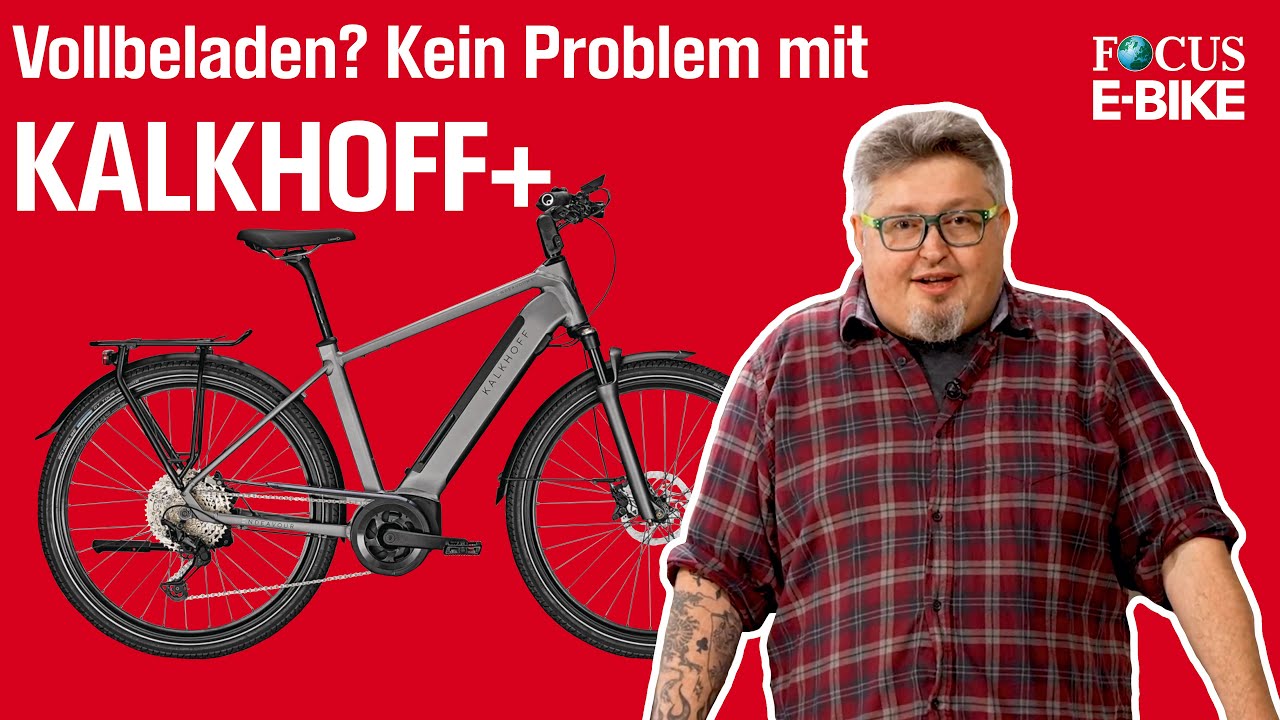 Mit diesem E-Bike von Kalkhoff f&uuml;hlen sich 170 Kg Gesamtgewicht super leicht an!