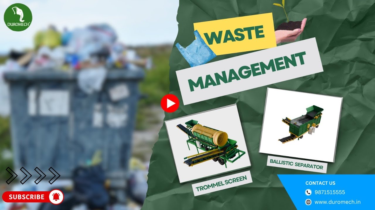 🌍 Transforming India’s Waste into a Cleaner Future | Duromech from Waste To Recourses 