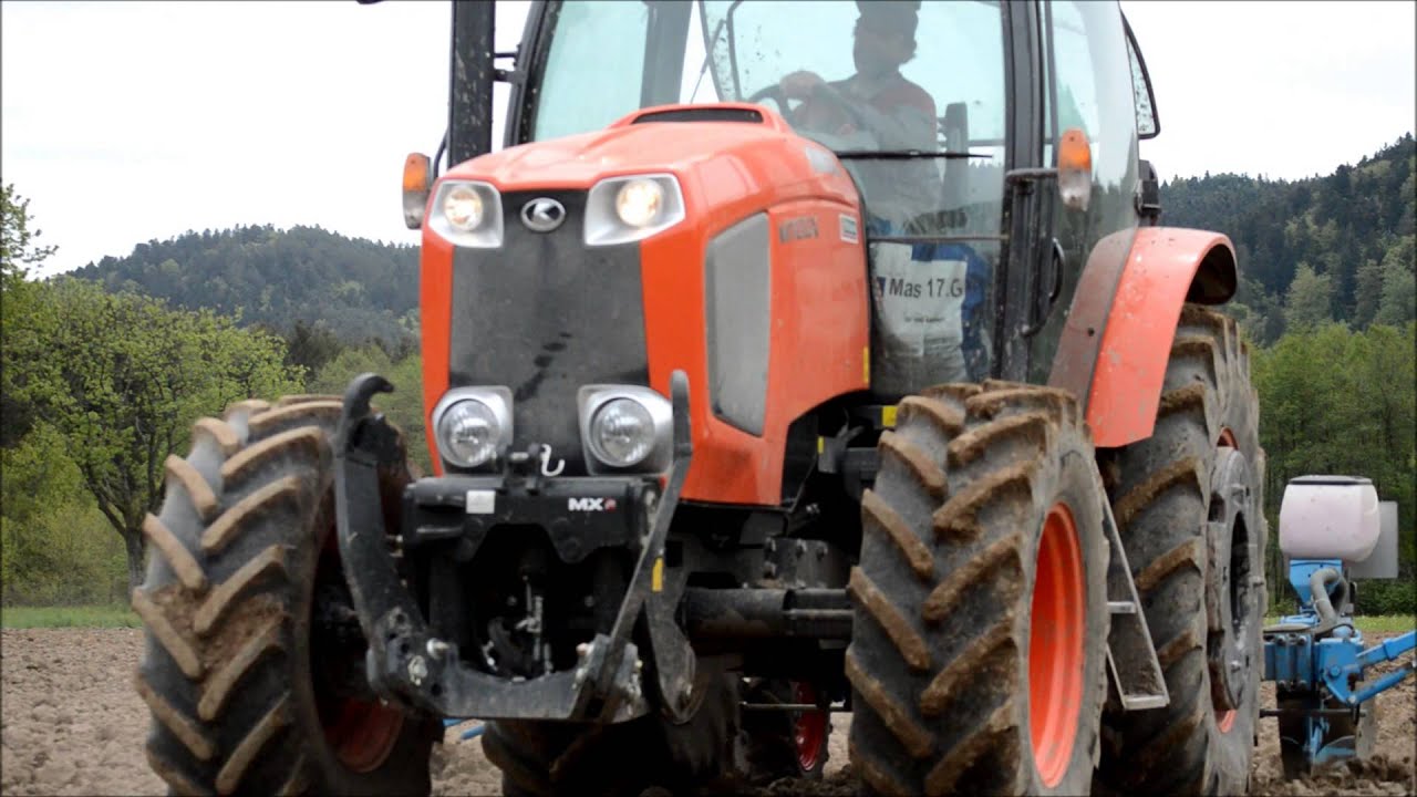 Kubota M110GX - Semis de Maïs en GoPro !