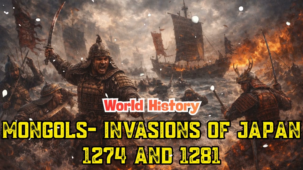 WORLD HISTORY | Mongols- Invasions of Japan 1274 and 1281