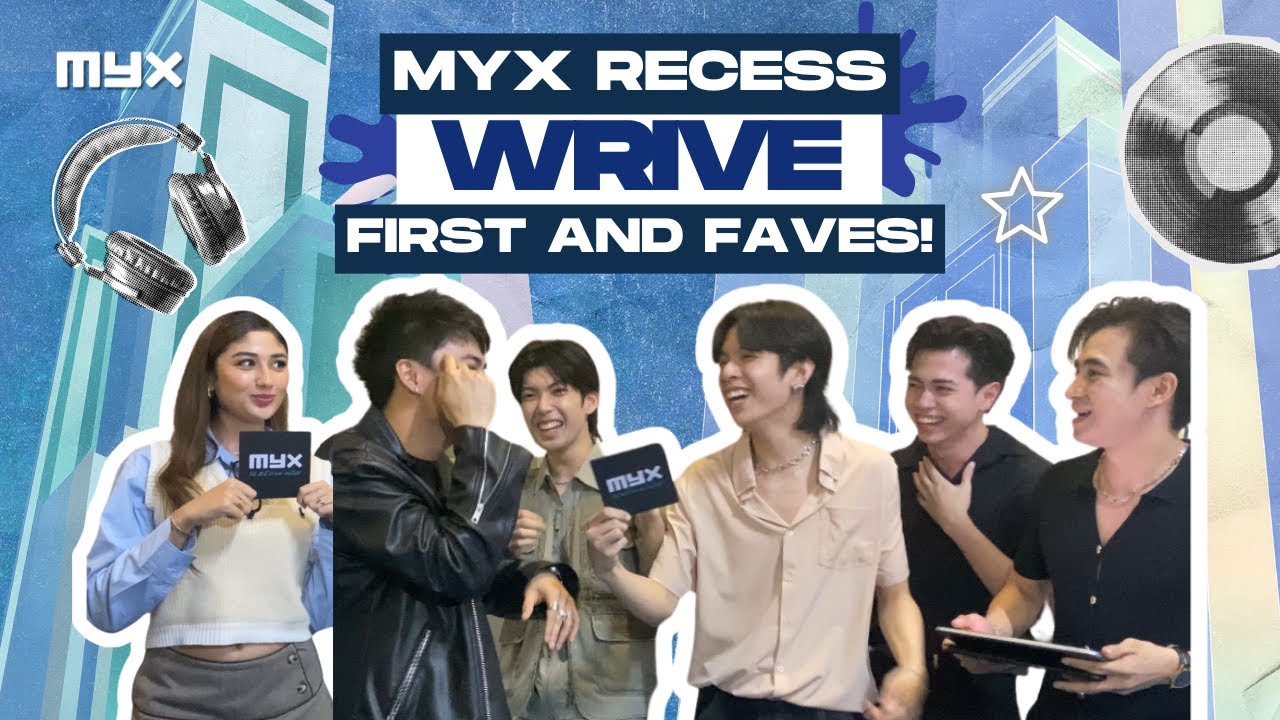 WRIVE takes on VJ Eya&rsquo;s tongue twister challenge | MYX Recess