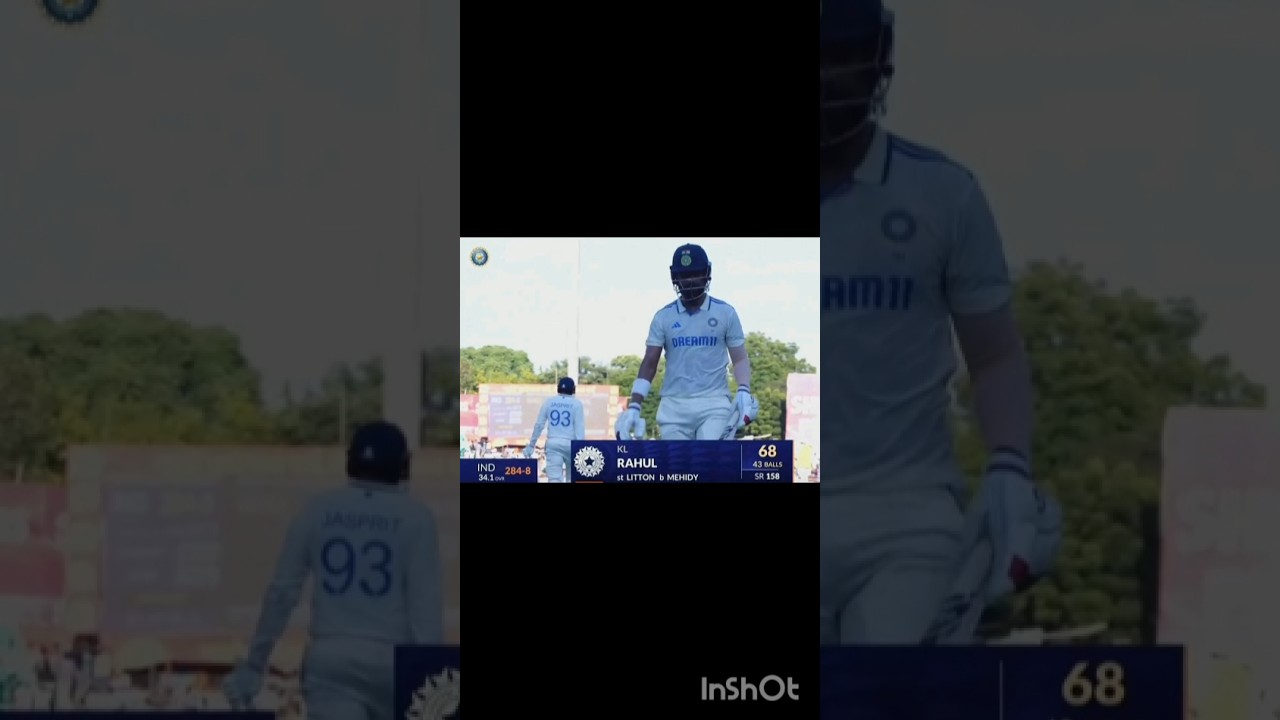 Kl Rahul comeback test fifty50 against Bangladesh 