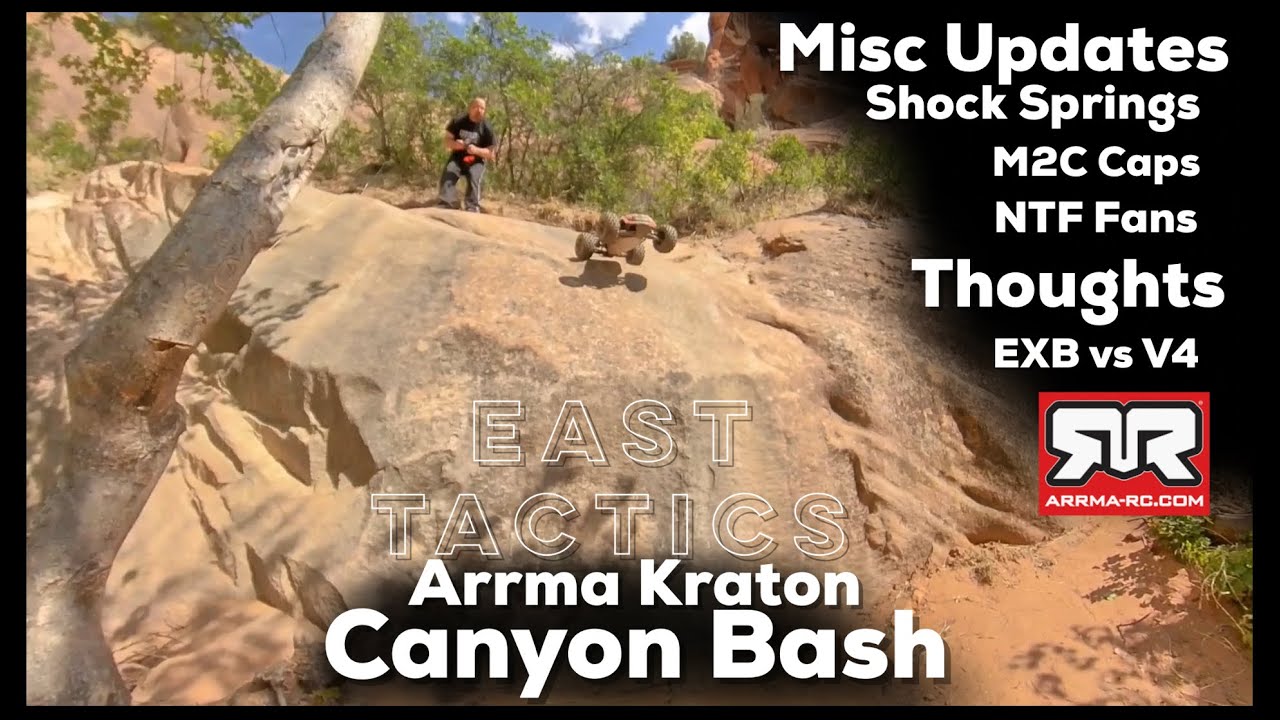 Canyon Bash | ОБНОВЛЕНИЯ — Амортизаторы, колпачки M2C, фанаты NTF. Размышления — EXB против V4 Ar...