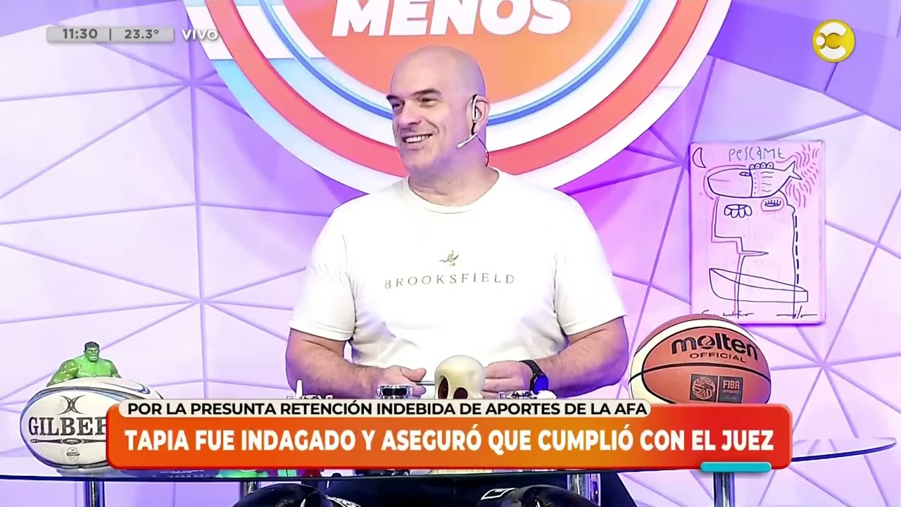 Tapia fue indagado por el caso AFA │LPELDM│ 13-03-26