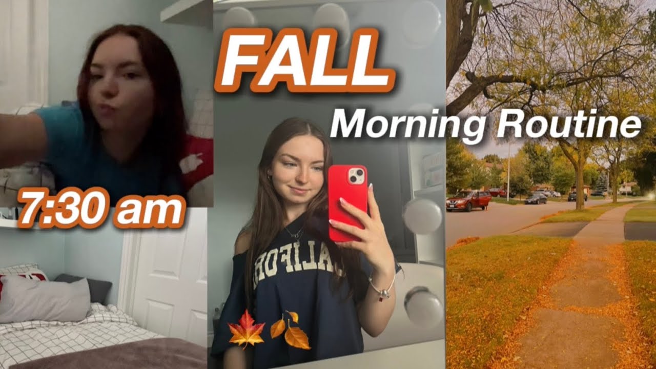 FALL SCHOOL MORNING ROUTINE 2025