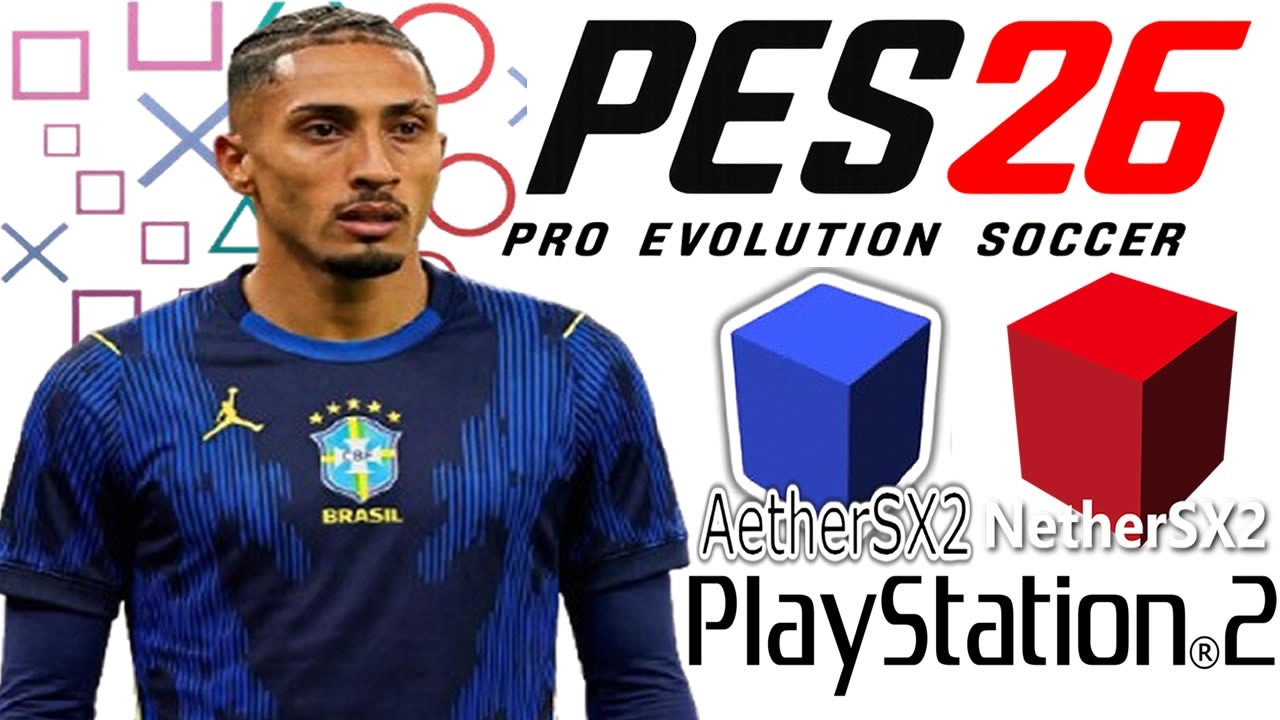 NOVO PES BRAZUCAS 2026 ISO DVD ANDRE HENNING  (Ps2) aethersx2 pcsx2 Opl