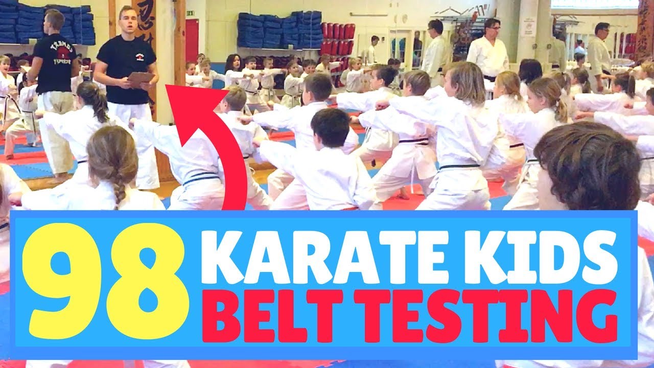 KICK-ASS KARATE GRADING FOR 98 KIDS — Jesse Enkamp