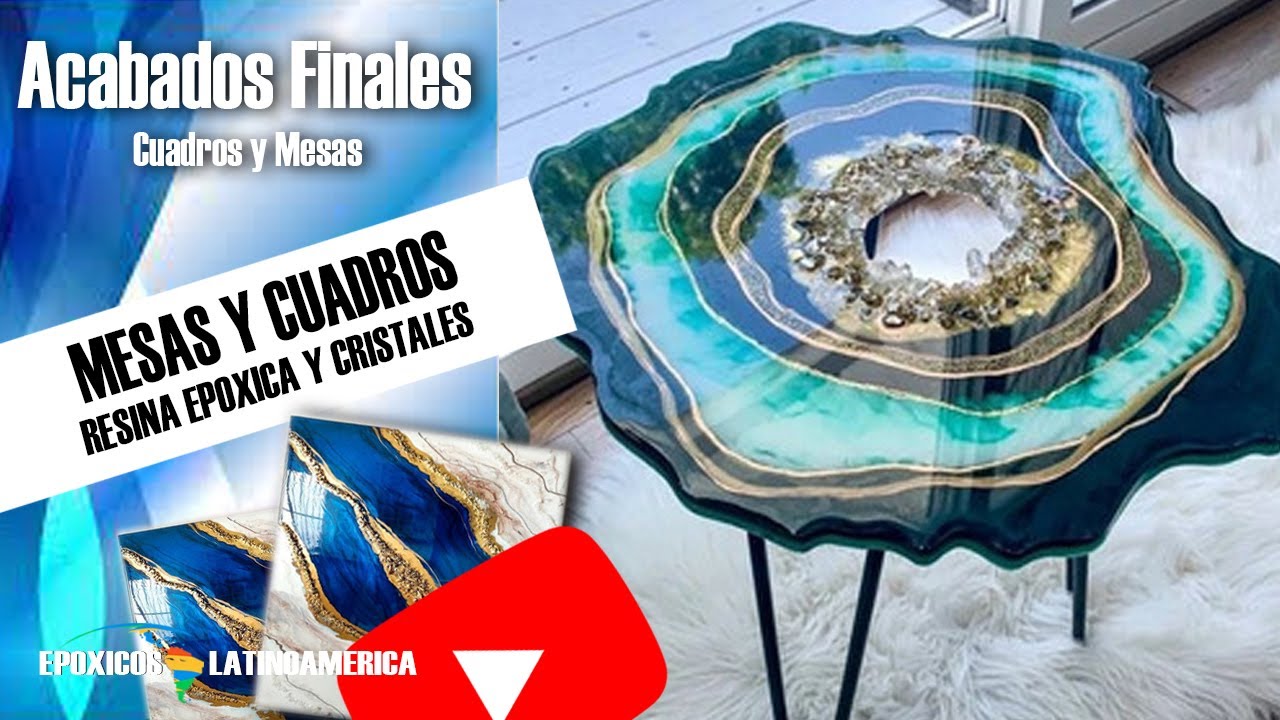 💎💎Acabados finales de cuadros y mesas de geodas💎