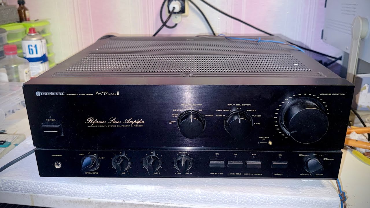 Pioneer a-717 Профилактика. Часть 1