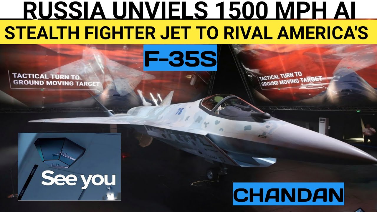 Russia unveils 1,500mph AI stealth fighter jet to rival America’s F-35s… and takes cheeky
