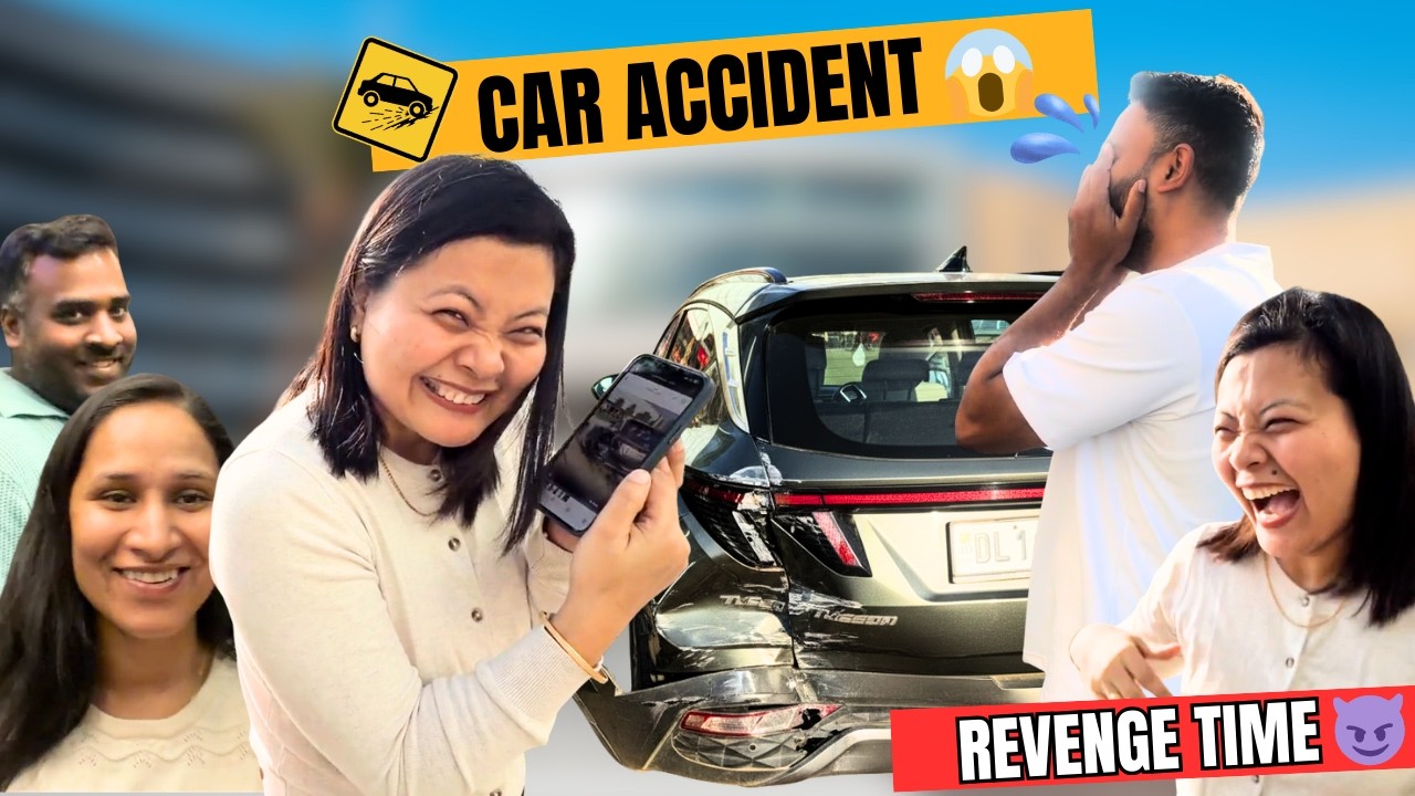 Husband’s Car Accident 😱 | I Took Revenge 😈 | He Almost Cried 😂