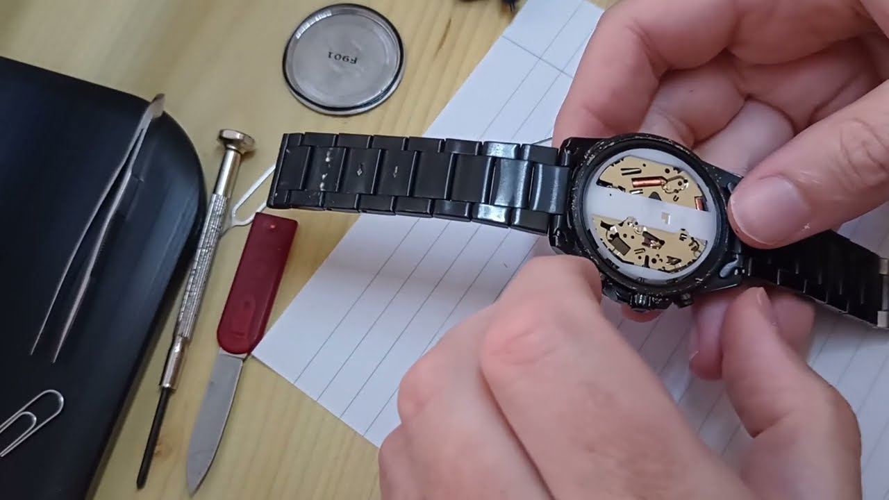 Замена батареи Casio Edifice EFV-540-DY