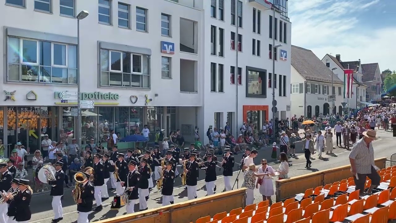 Kinder- und Heimatfest Laupheim 2025 - großer Festumzug Montag  Teil 1