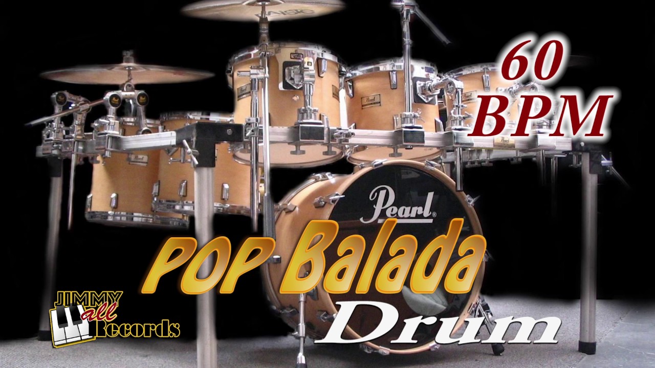 Pop Balada 60 bpm - Drum rhythm in ballad