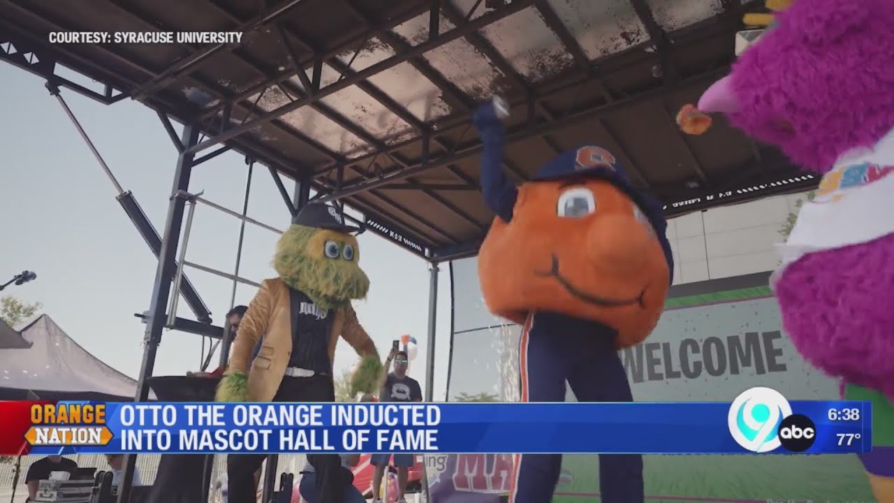 Otto the Orange inducted into Mascot Hall of Fame