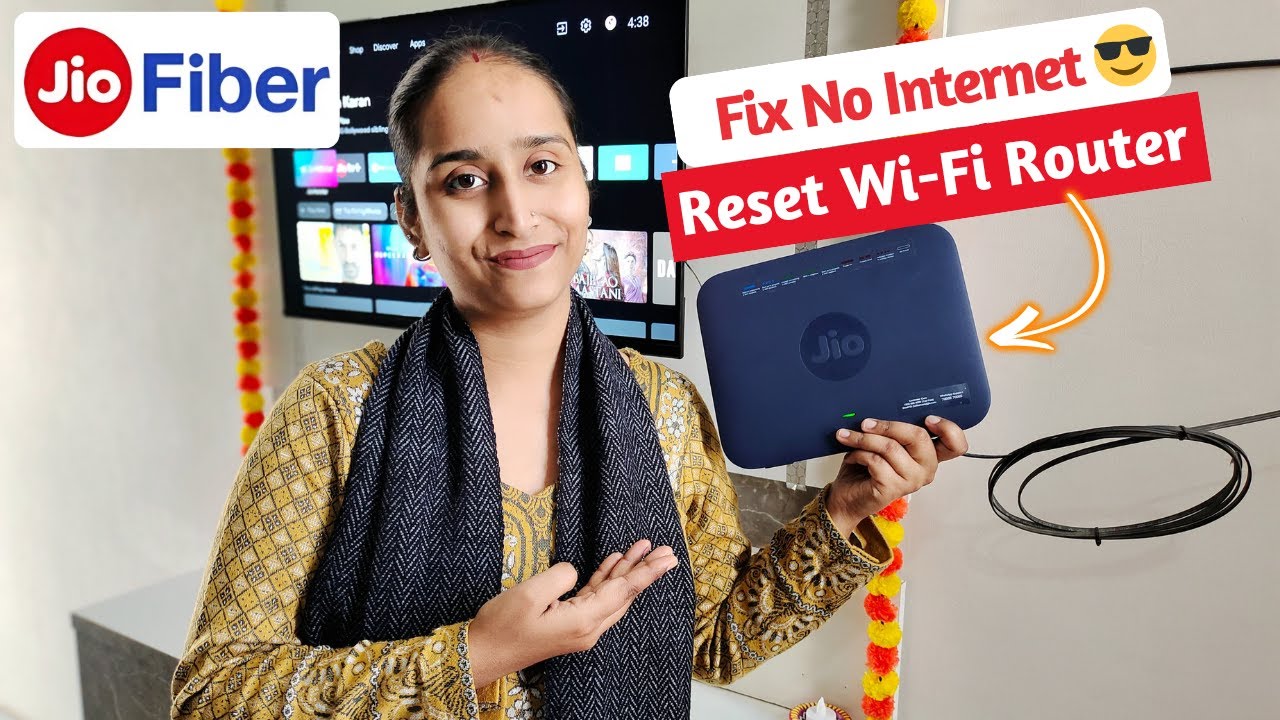 How to Reset Jio Fiber Wi-Fi Router ✅ | Fix No Internet Problem in Jio Fiber