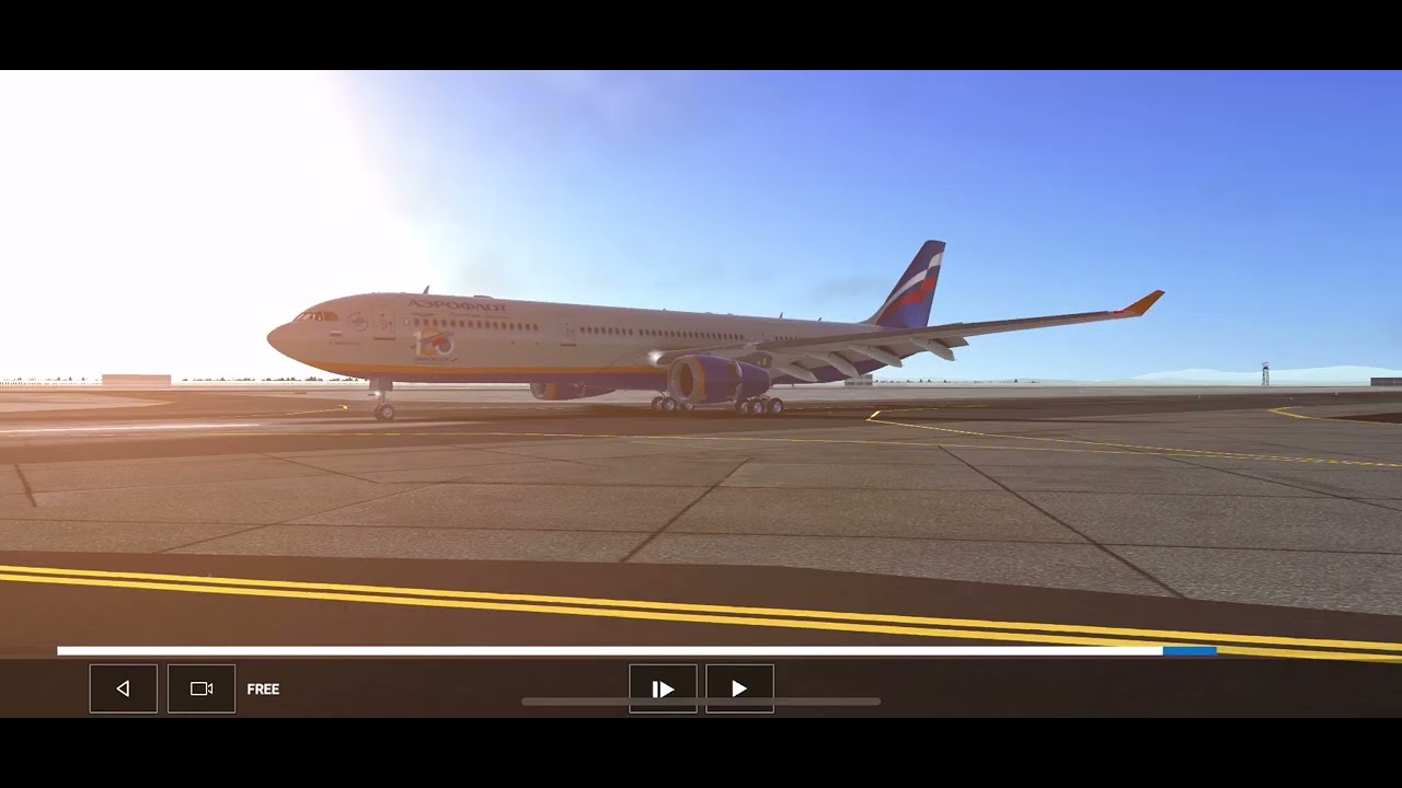 Посадка в Хабаровске(Airbus 330-300)