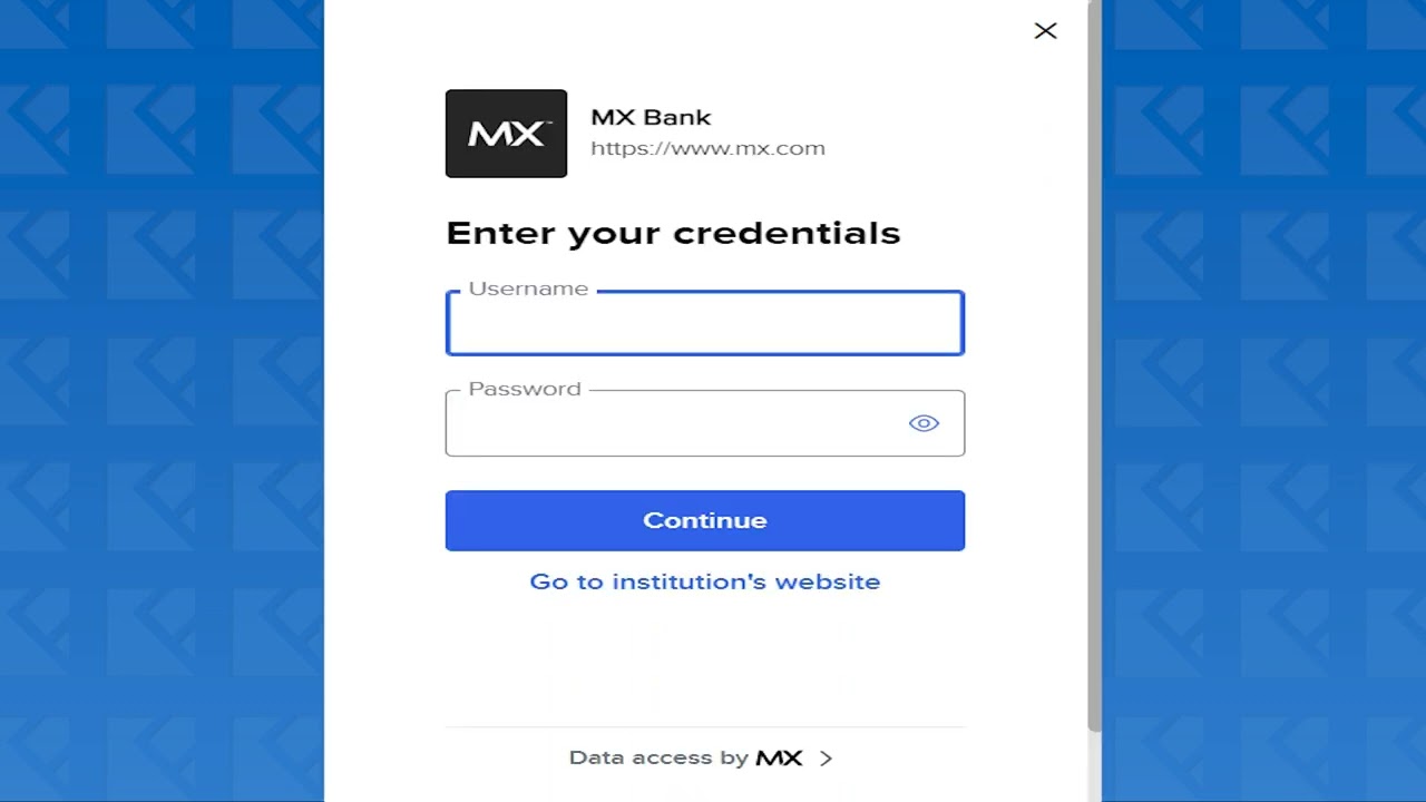 Online Banking: Link External Account