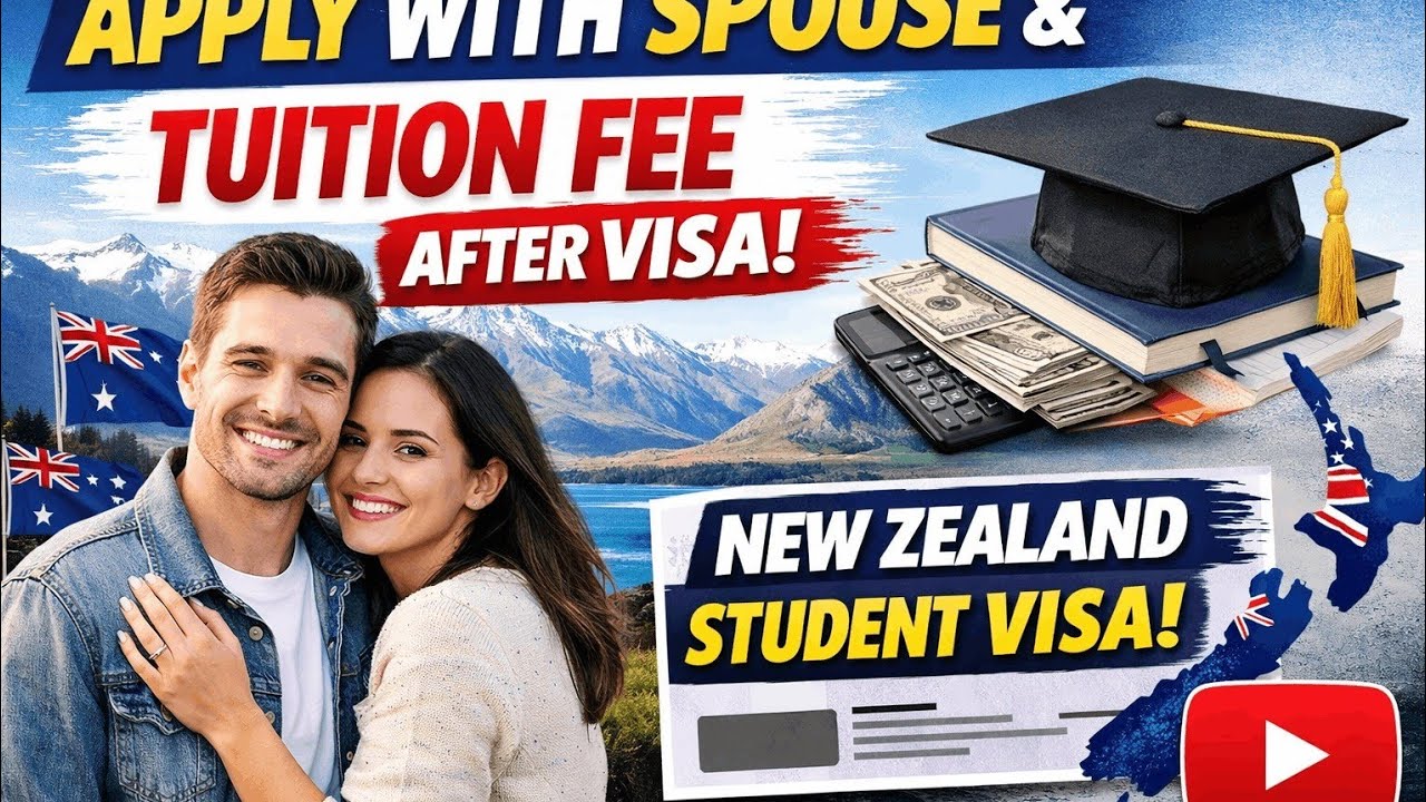 Apply with Spouse and Tuition fee after visa_New Zealand Student Visa!