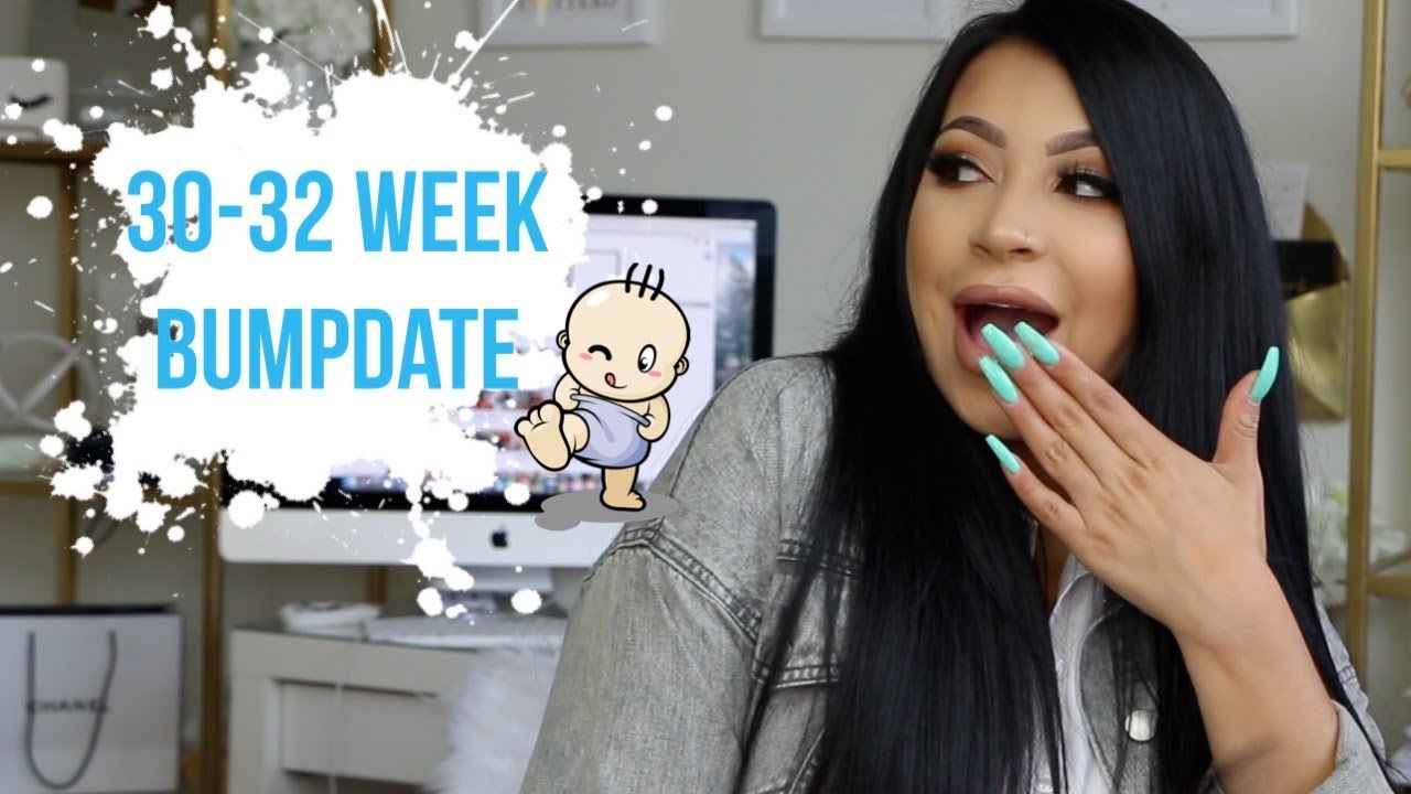 30-32 Week Pregnancy Bumpdate|| EVETTEXO
