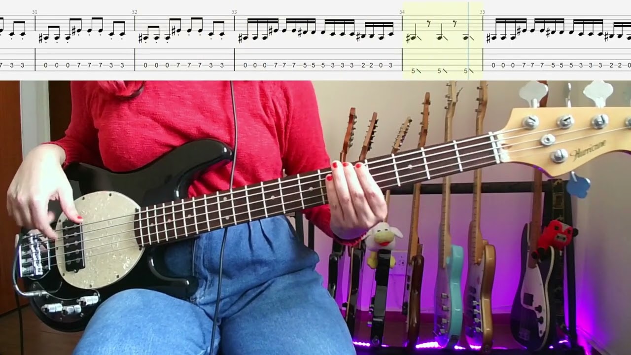 Limp Bizkit - Rollin' (Bass Cover With Tabs)