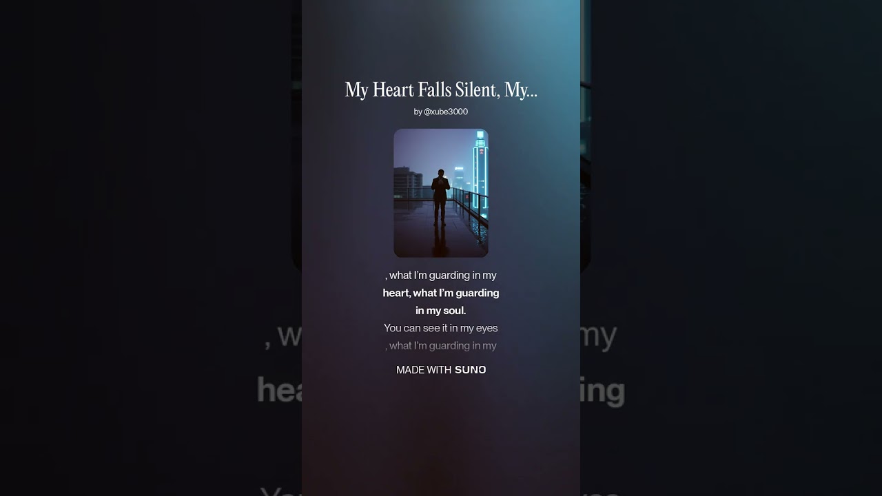 My Heart Falls Silent, My Soul Is Aching