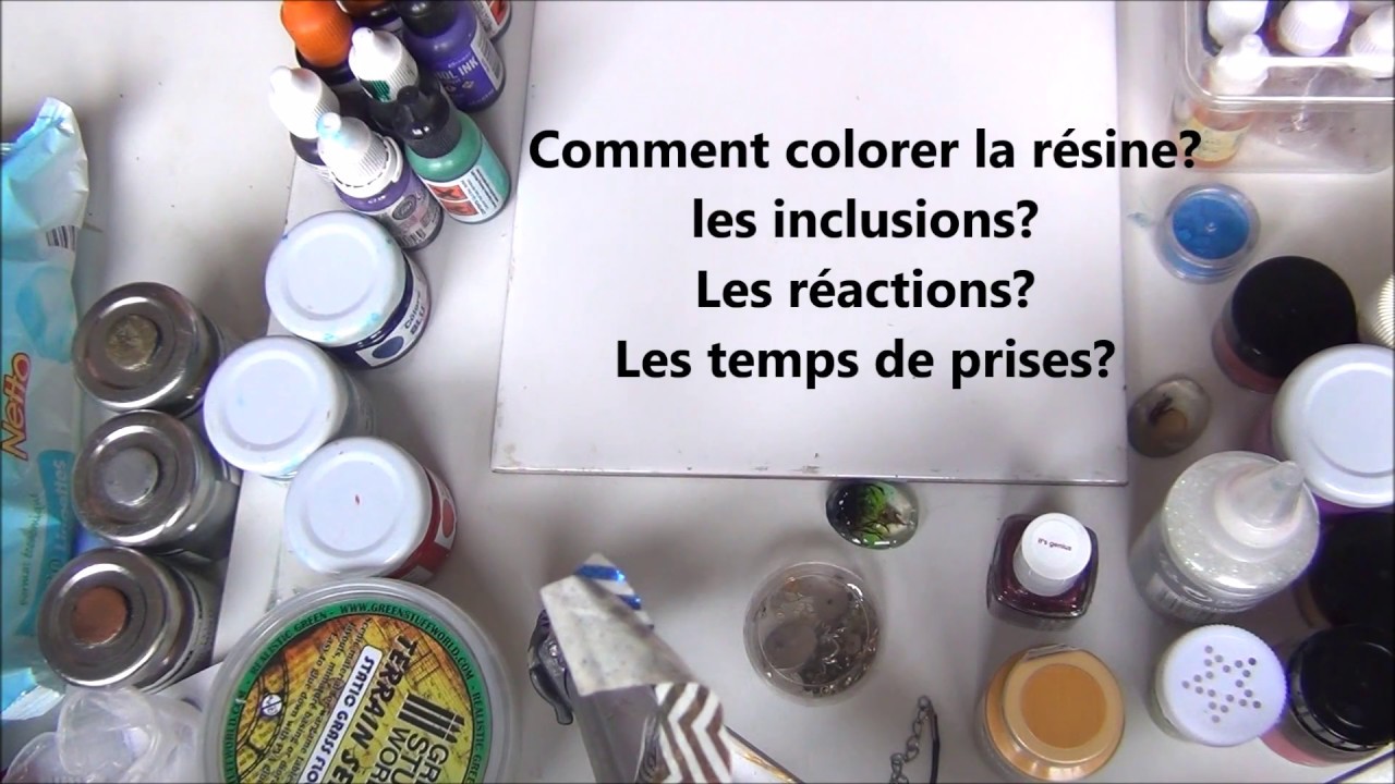 REVUE RESINE #2 COLORATIONS / INCLUSIONS CE QUE VOUS POUVEZ INCORPORER DANS LA RESINE