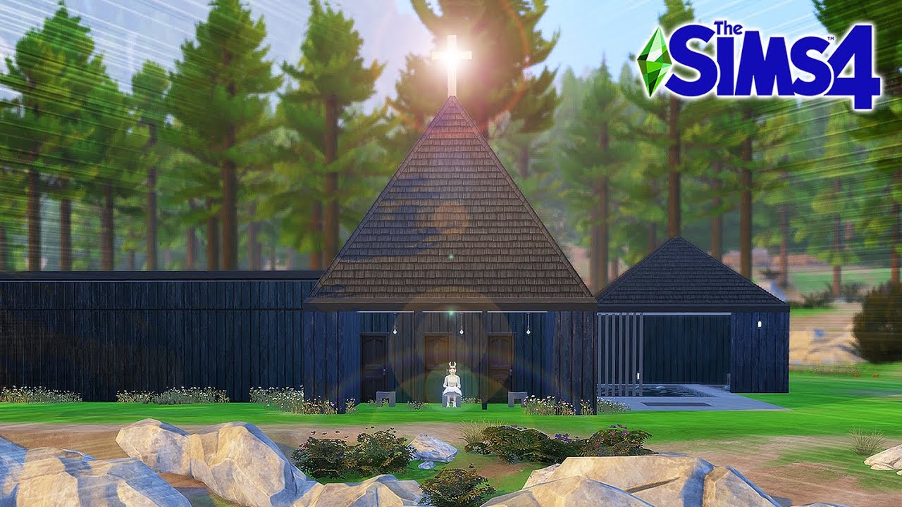진짜 건축가가 심즈로 교회를 만든다면?ㅣReal architect builds Chapel in the Sims 4