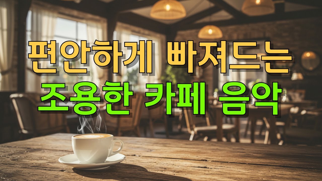 편안하게 빠져드는 조용한 카페 음악 #musicroasting playlist