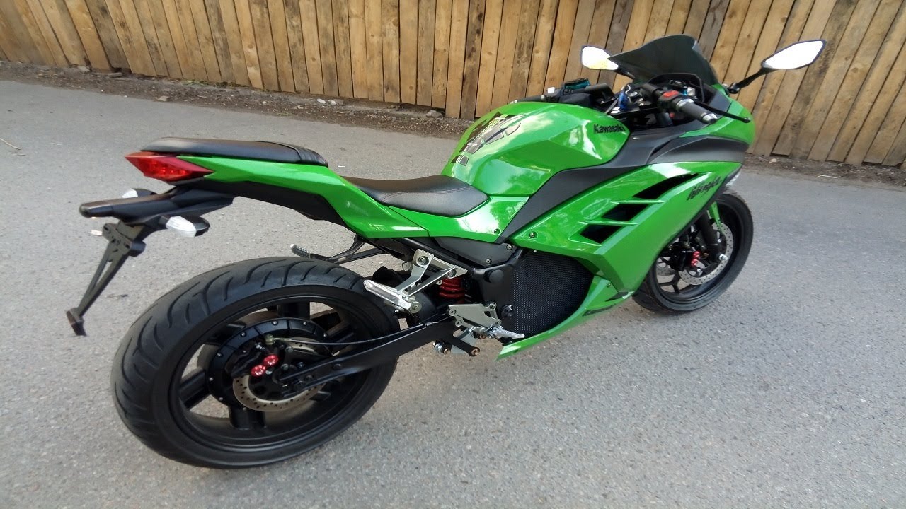 Электромотоцикл Kawasaki Ninja. 4000 Вт. Доработан!