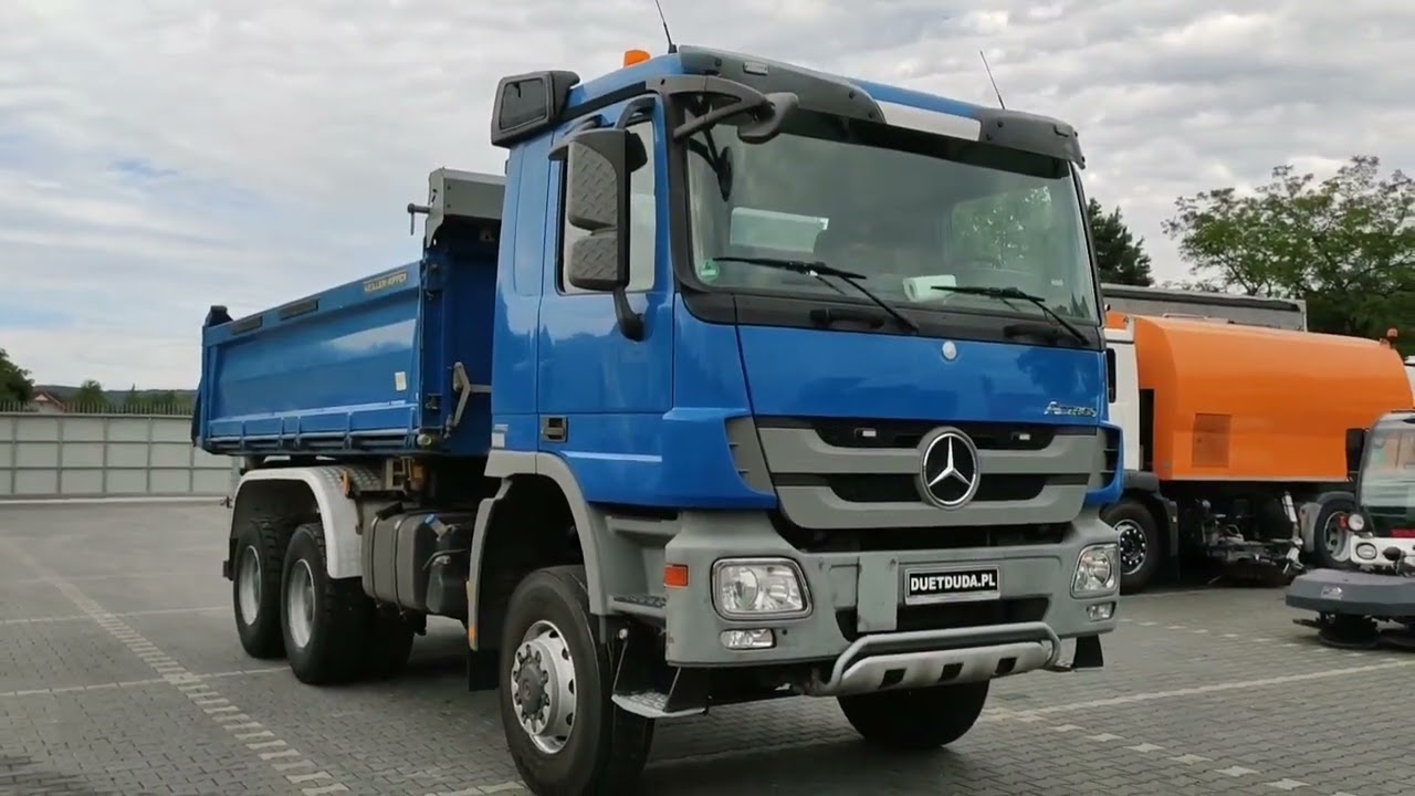 MERCEDES ACTROS 3346 6x6 Wywrotka Trójstronna duetduda.pl